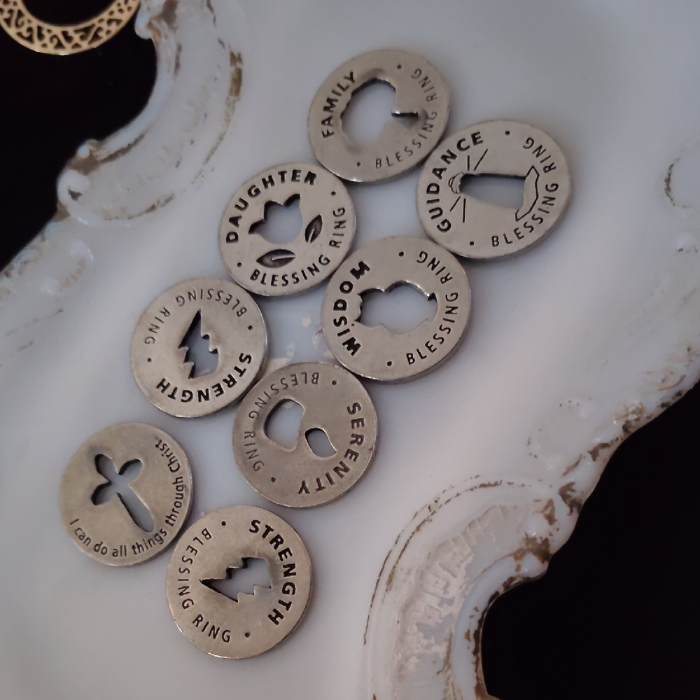 Inspirational Silver Tone Charms
